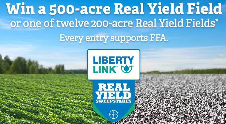 Win a 500 Acre Real Yield Field!
