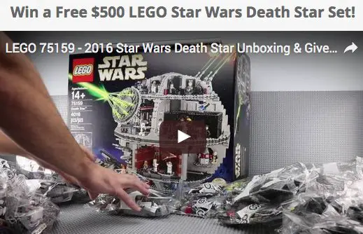 Win a $500 Amazon Gift Card or LEGO Star Wars Set!