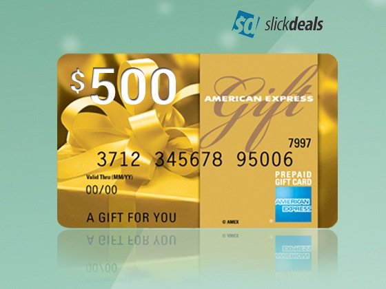 Win a $500 Amex Gift Card from Slickdeals, 2 WILL Win!
