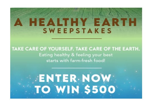 Win $500 In The Farm Star Living  Live Grounded Healthy Earth Sweepstakes