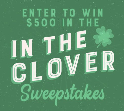 Win $500 in the Thanksgiving.com In the Clover Sweepstakes!