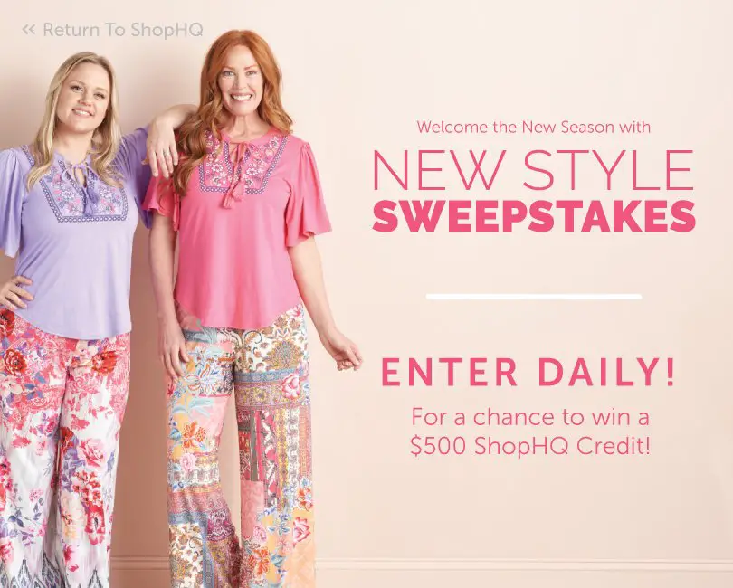 Win $500 ShopHQ Store Credit In The ShopHQ Fashion Sweepstakes