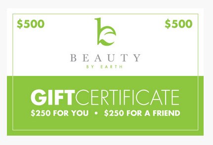 WIN $500 Worth of Beauty by Earth Products