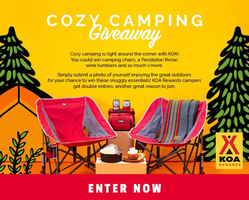Win $600 In Camping Gear In The Cozy Camping Giveaway