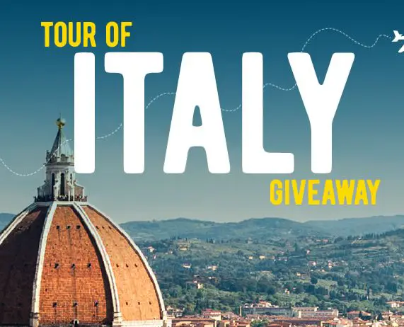 Win a $6400 Vacation to Italy! 2 Winners!