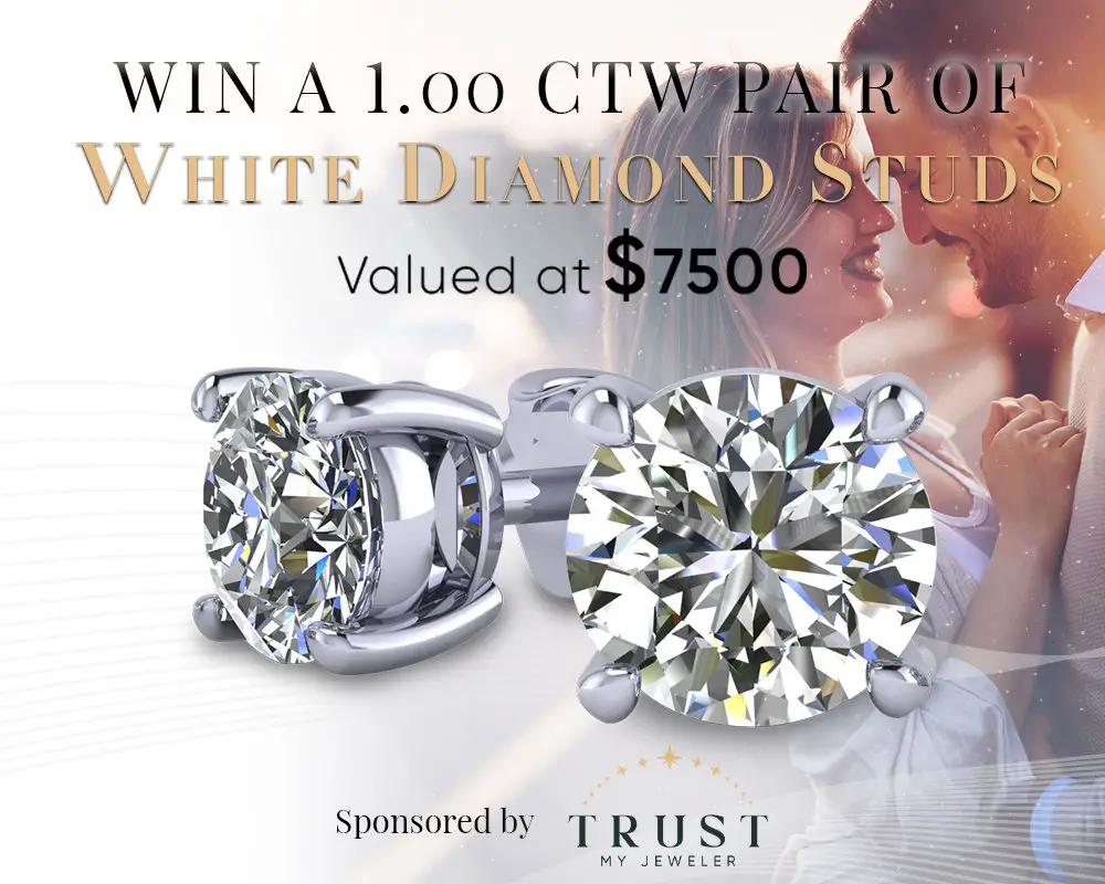 Win $7,500 Diamond Studs In The Trust My Jeweler Giveaway