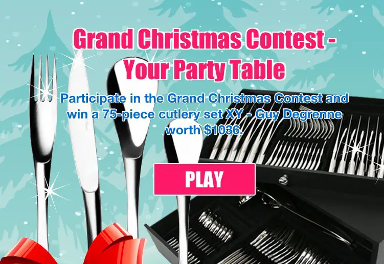 Win a 75-Piece Cutlery Set!