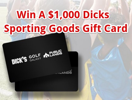 Win A $1,000 Gift Card In The Dick’s Scorecard $1000 Gift Card Giveaway