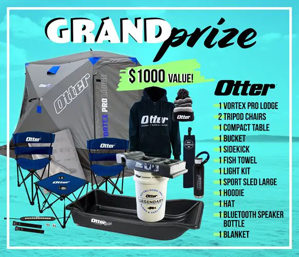Win A $1,000 Ice Fishing Gear Package In The Otter Reel It In Sweepstakes