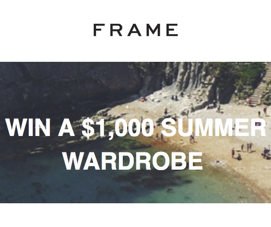 Win a $1,000 Summer Wardrobe Sweepstakes