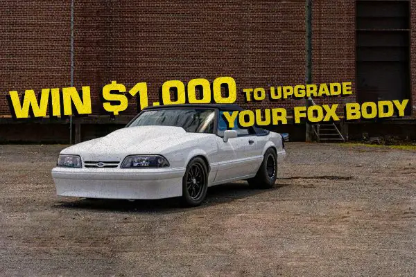 Win A $1,000 Upgrade For Your Car In The Holley Upgrade Your Fox Body Sweepstakes