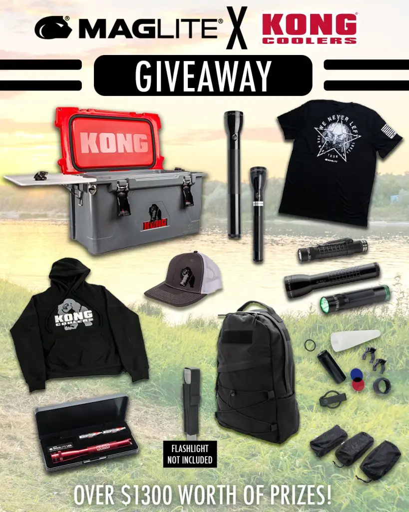 Win A $1,300 Prize Package In The Maglite X Kong Coolers Giveaway