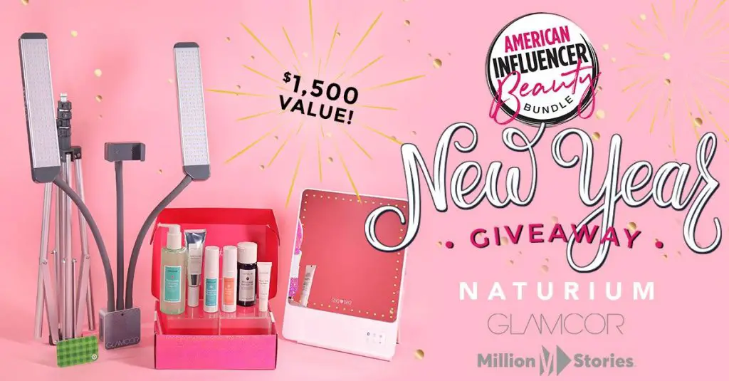 Win A $1,500 Beauty Package In The American Influencer Beauty Bundle New Year Giveaway