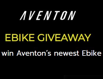 Win A $1,600 Aventon Ebike