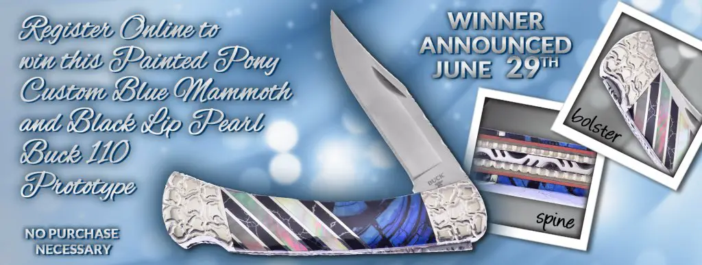 Win A $1,800 Folding Hunter Knife