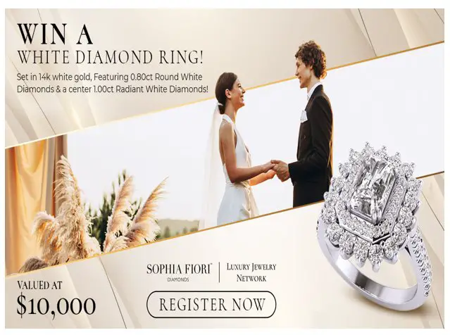 Win A $10,000 Diamond Ring In The Luxury Jewelry Network Sophia Fiori Diamond Ring Giveaway