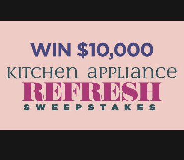 Win a $10,000 Kitchen Appliance Refresh