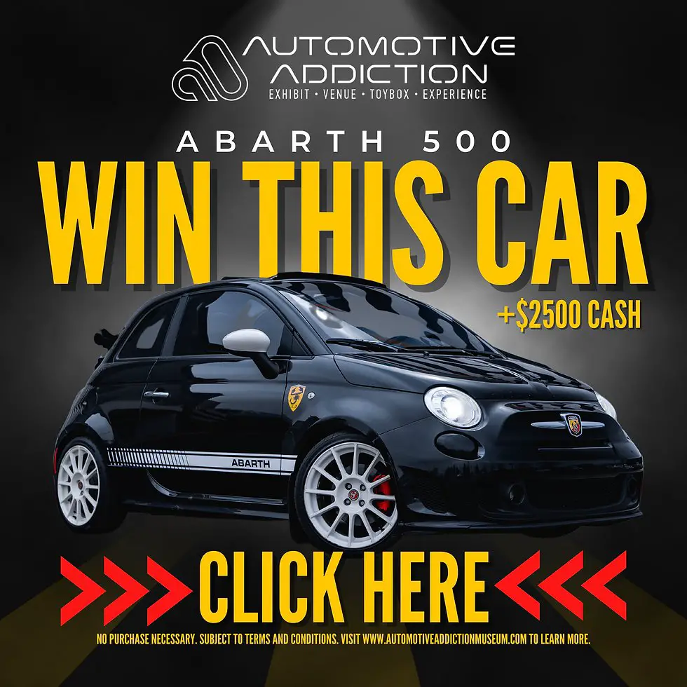 Win A $10,000 Preowned Car + $2,500 Cash In The Automotive Addiction Giveaways Car Sweepstakes