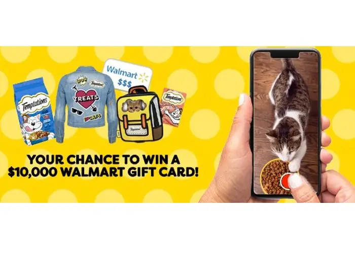 Win A $10,000 Walmart Gift Card In The Mars Petcare Walmart Temptations Cats Lose Their Cool Contest
