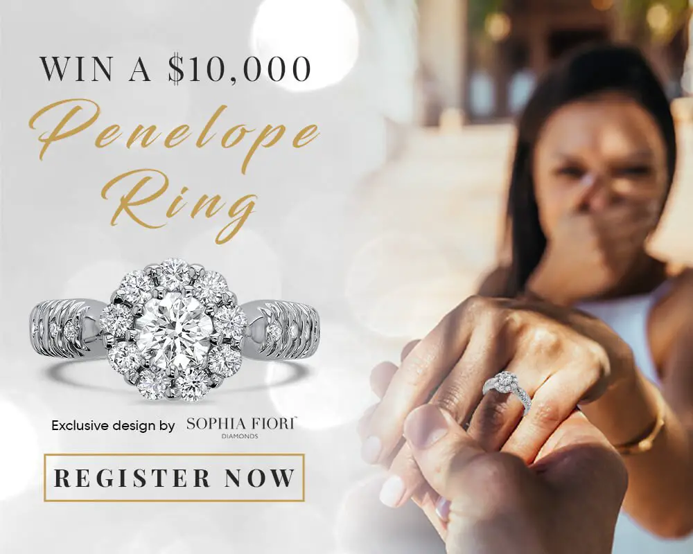 Win A $10,000 White Diamond Ring