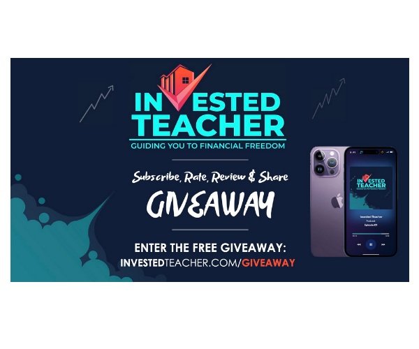 Win A $100 Amazon Gift Card & More In The Invested Teacher Subscribe, Rate, Review & Share Giveaway
