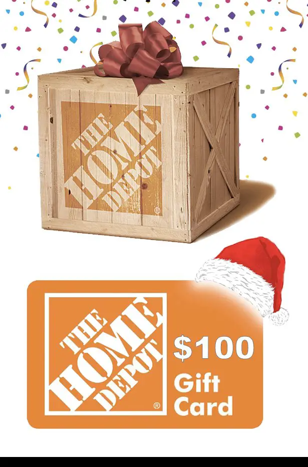 Win A 100 Home Depot Gift Card In The 100 Home Depot