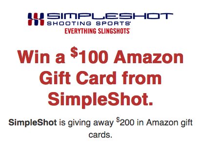 Win a $100 or 4 x $25 Amazon gift cards