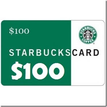Win a $100 Starbucks Gift Card