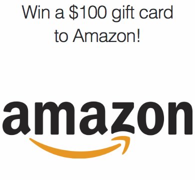Win A $100 Amazon Gift Card