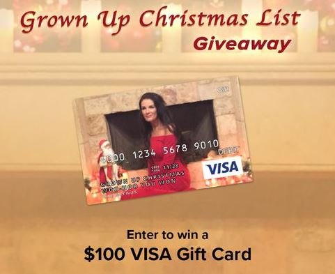 Win A $100 VISA Gift Card In The Melinda Lindner Grown Up Christmas List Giveaway