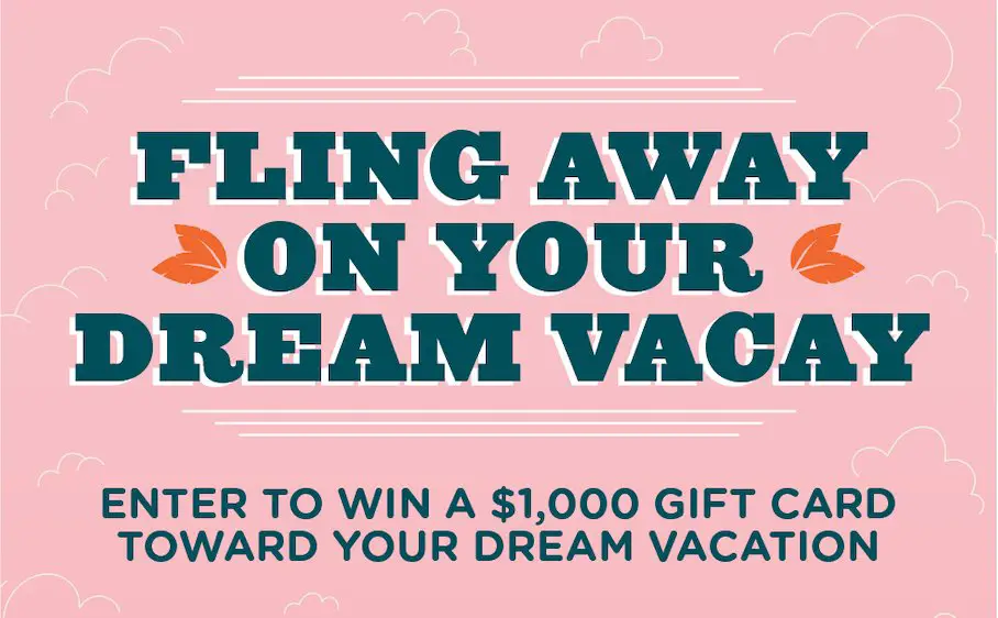 Win A $1000 Gift Card For Your Dream Vacation