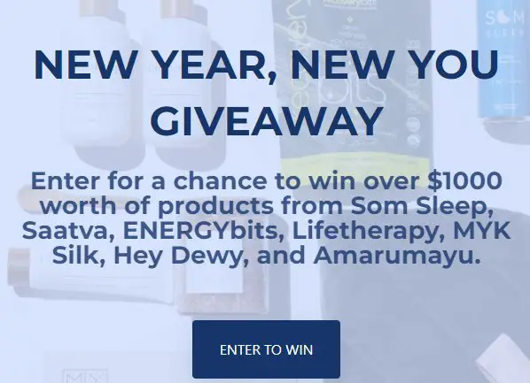 Win A $1000+ Sleep Friendly Package In The Som Sleep New Year New You Giveaway