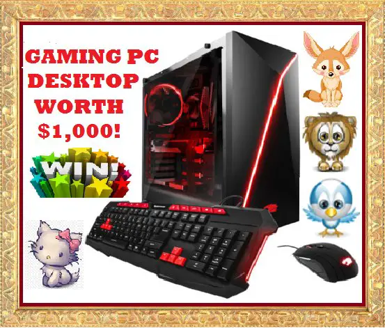Win a $1,000 COMPUTER Desktop!