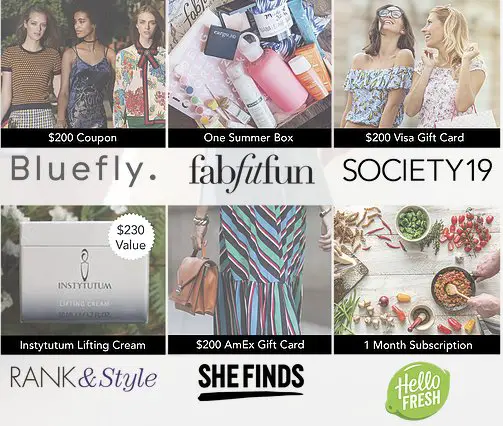 Win a $1200 Shopping Spree Sweepstakes