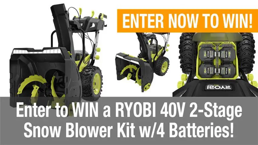 Win A $1300 Snow Blower In The OPE Reviews Ryobi Snow Blower Giveaway