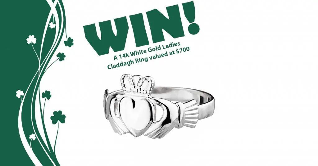 Win A 14k White Gold Ring In The IrishShop.com March Irish Luck Contest