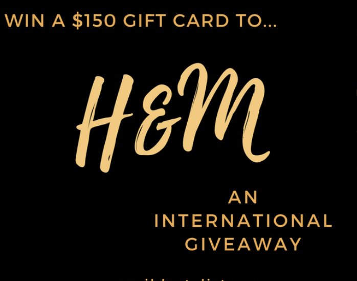 Win a $150 H&M Gift Card
