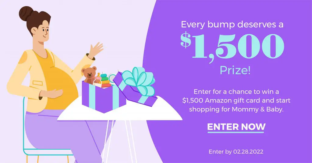 Win A $1500 Amazon Gift Card In The What To Expect Baby Bump Giveaway