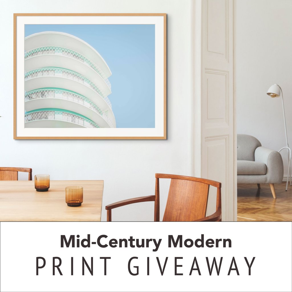 Win A $1500 Art Print In The Mid-Century Modern Print Giveaway