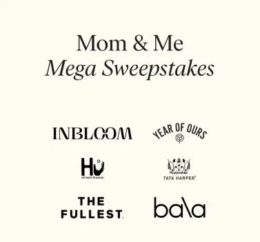 Win A $2,000+ Beauty & Wellness Package In The Mom & Me Mega Sweepstakes