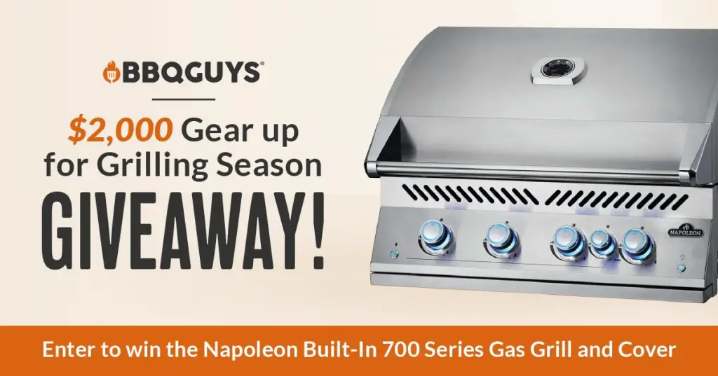 Win A $2,000 Gas Grill In The BBQGuys Gear Up For Grilling Giveaway