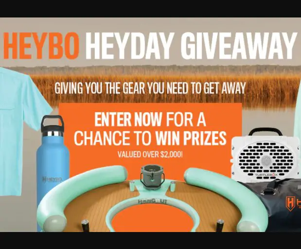 Win A $2,000 Outdoor Gear Package In The Heybo Outdoors Heyday Giveaway