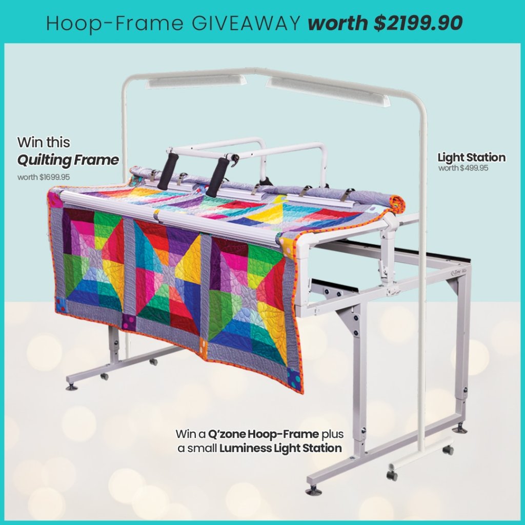 Win A $2,200 Quilting Frame + Light Station Package