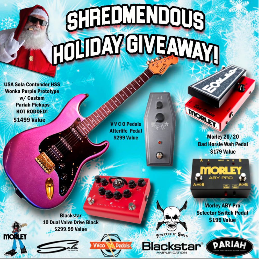 Win A $2,475 Electric Guitar With 4 Effects Pedals