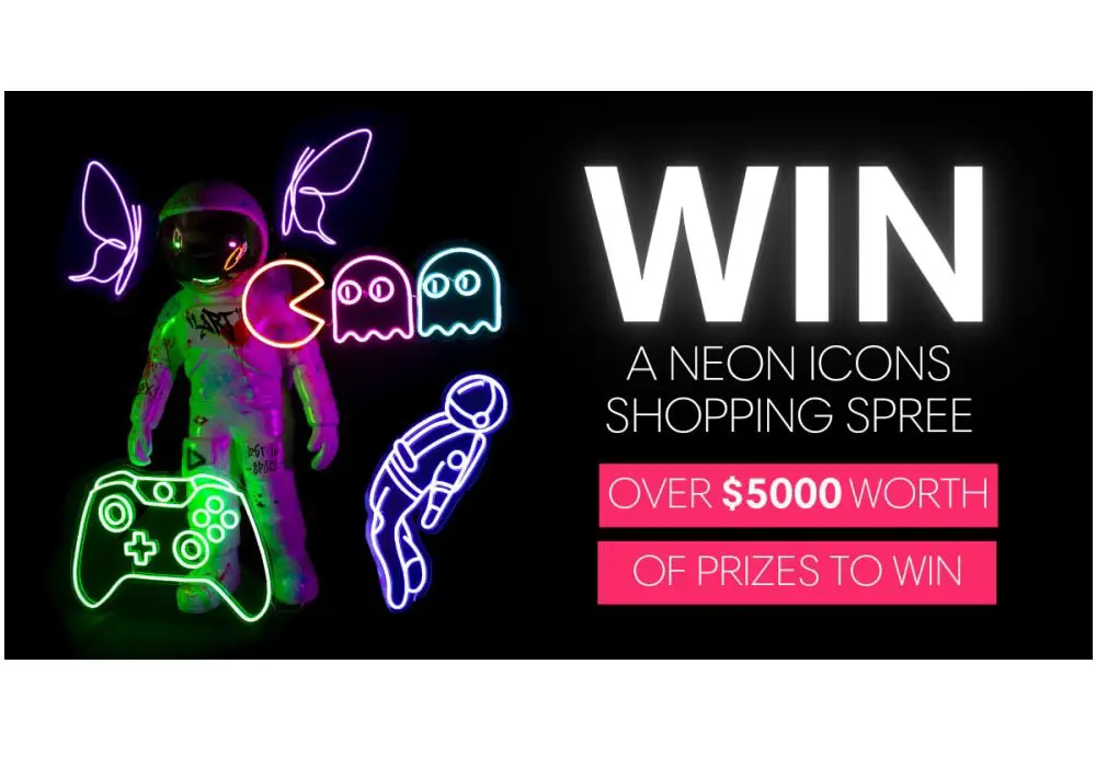 Win A $2,500 Neon Icons Shopping Spree