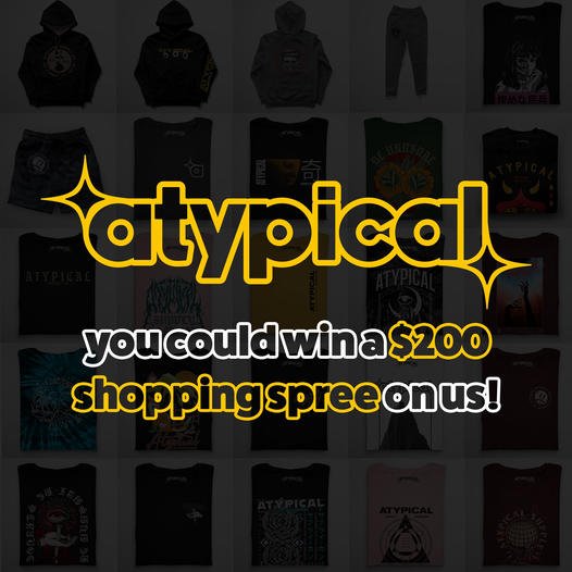 Win A $200 Atypical Supply Co Shopping Spree