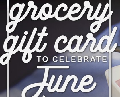 Win a $200 Grocery Gift Card Sweepstakes