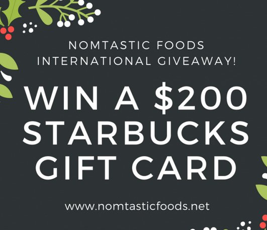 Win a $200 gift card to Starbucks!