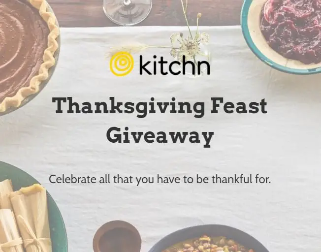 Win A $2000 Prize Package In The Kitchn Thanksgiving Feast Giveaway
