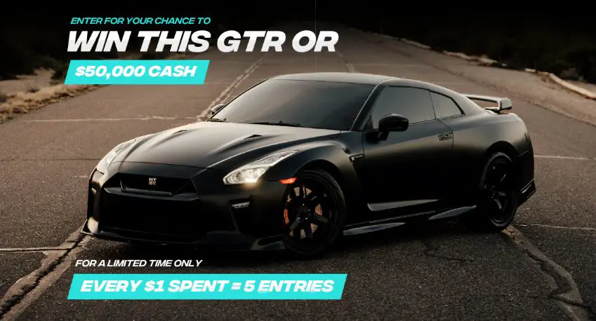 Win A 2019 Nissan GTR Or $50,000 Cash In The Techbud Solutions TBG #1 Sweepstakes